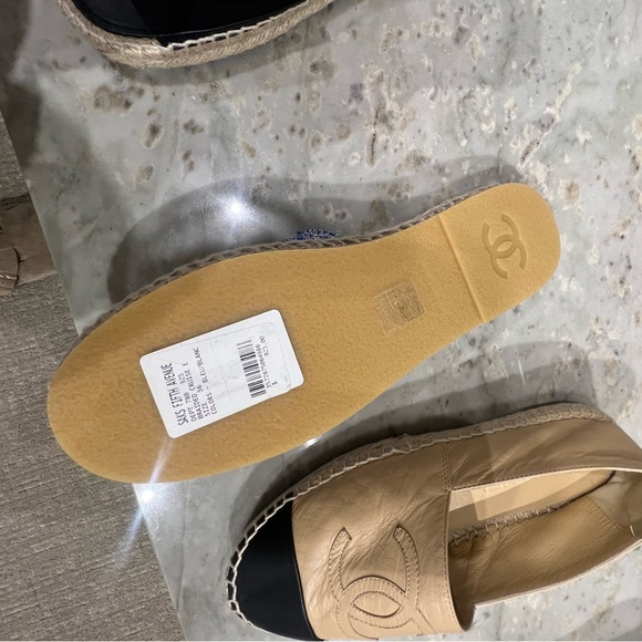 Chanel Espadrilles sandal white and black - Picture 8 of 9